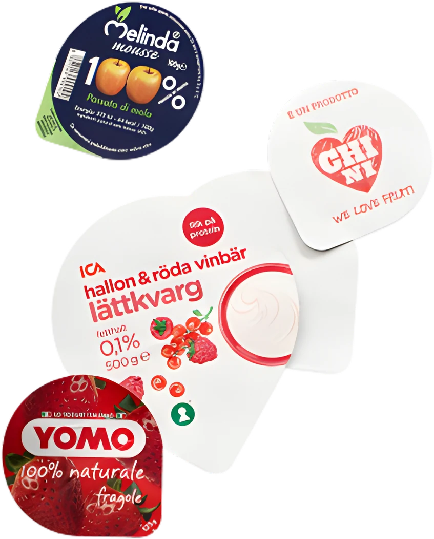 Printed sealing lids